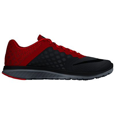 Nike FS Lite Run 3 Men's Running Shoes, Grey/Red Nike FS Lite Run 3 Men's Running Shoes, Grey/Red
